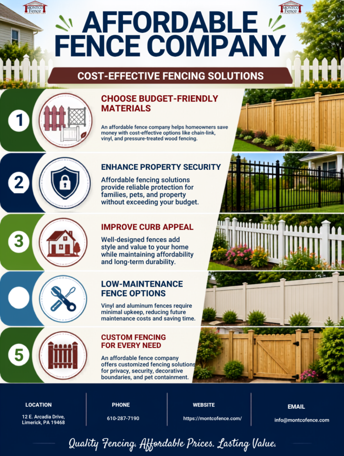 Affordable Fence Company Cost-Effective Fencing Solutions