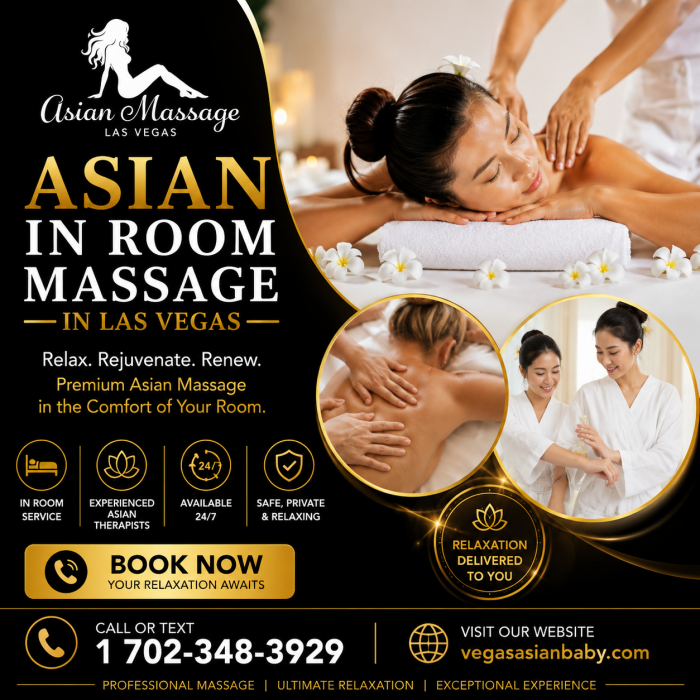 Asian in Room Massage in Las Vegas for Total Relaxation