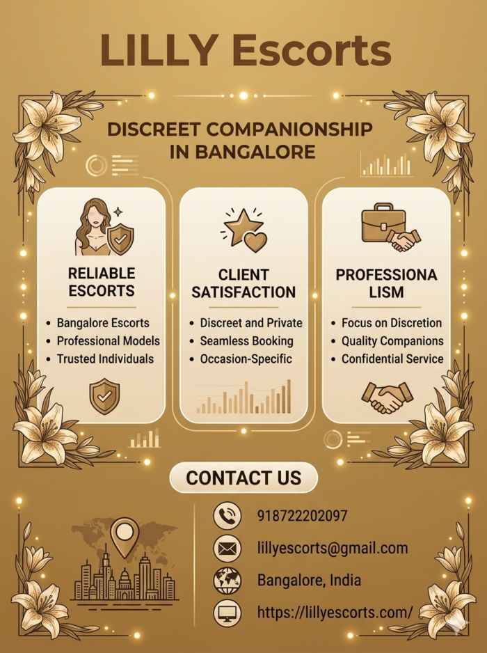 Bangalore Escorts | LILLY Escorts Professional Companion Services