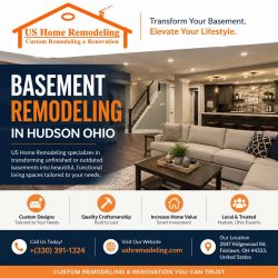 Basement Remodeling in Hudson Ohio | US Home Remodeling