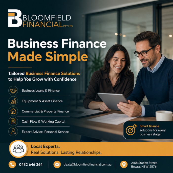 Bloomfield Financial Business Finance Made Simple