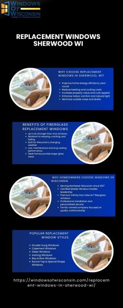 Replacement Windows Sherwood WI | Energy-Efficient Fiberglass Window Solutions