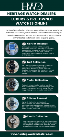 Luxury & Pre-Owned Watches Online