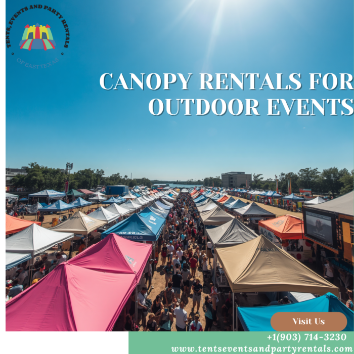 Canopy Rentals for Outdoor Events