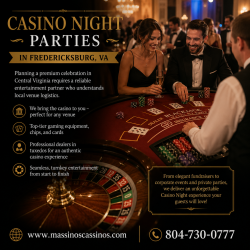 Casino Night Parties in Fredericksburg, VA