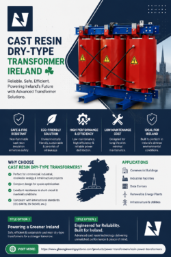 Cast Resin Dry-Type Transformer Ireland – Reliable, Safe & Energy-Efficient Solutions