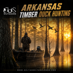 ARKANSAS Timber DUCK HUNTING with Comfortable Lodge Stays