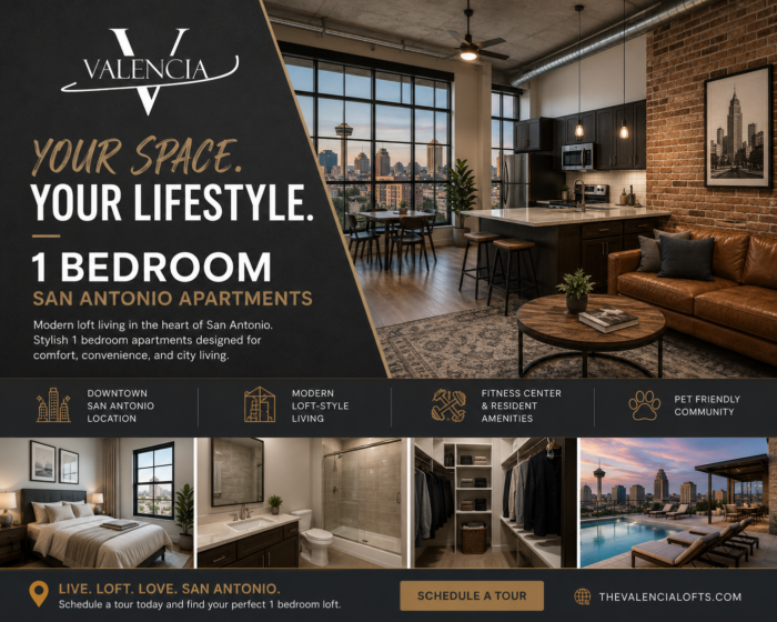 The Valencia LoThe Valencia Lofts – 1 Bedroom San Antonio Apartments for Modern Loft Living