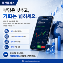 해외선물 미니계좌로 부담 없이 시작하는 스마트 거래