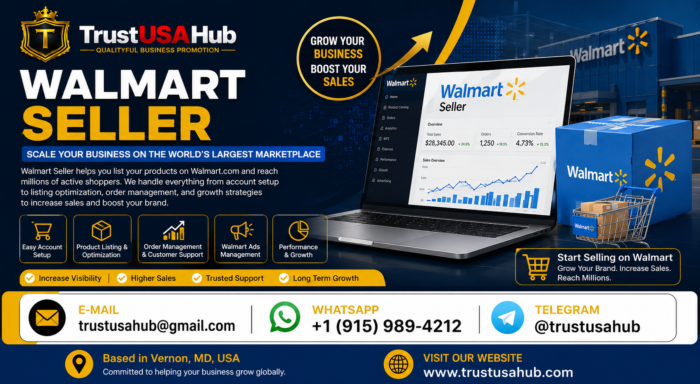 Sign up for Walmart Seller| Personal & Business Accounts
