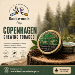 Discover Quality Copenhagen Chewing Tobacco at Backwoods Shop