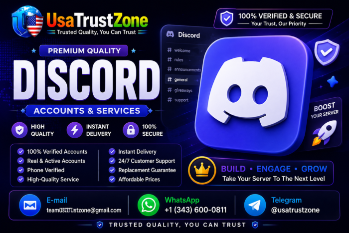 How to Buy Verify Discord Accounts Online – USA