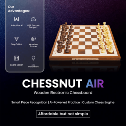Buy Light Up Chess Board Set | Chessnut Air Smart Chess Board
