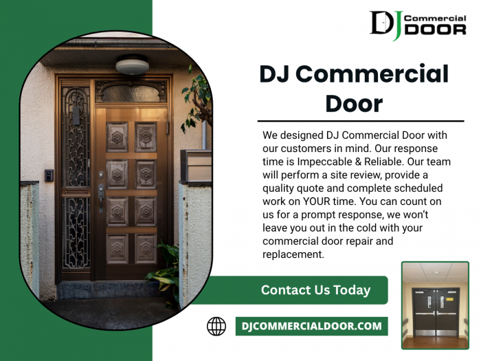 Affordable Commercial Door Repair Cost with Quality Service