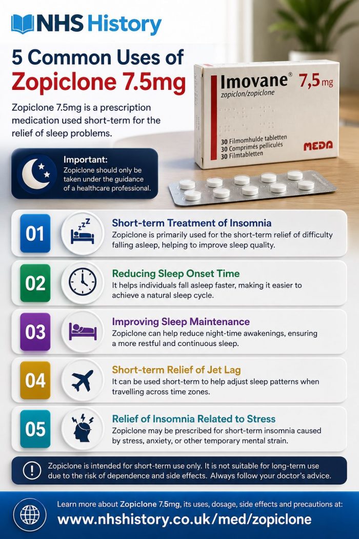 5 Common Uses of Zopiclone 7.5mg