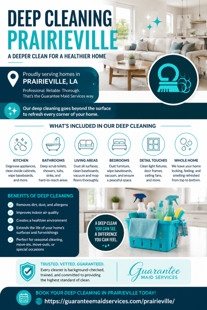 Deep Cleaning Prairieville | Expert Maid Services