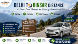 Plan a Comfortable Journey with Delhi to Binsar Distance Travel Guide