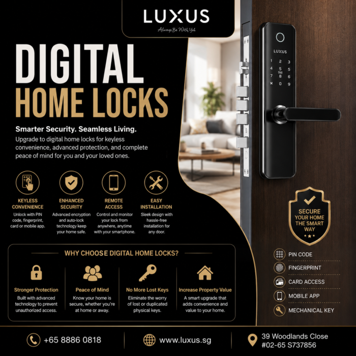 Digital Home Locks for Smarter, Safer, and More Convenient Living