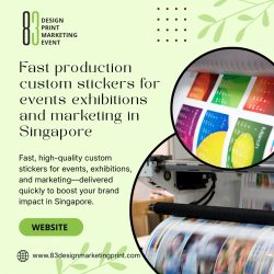 Custom business sticker solutions for branding and packaging in Singapore markets