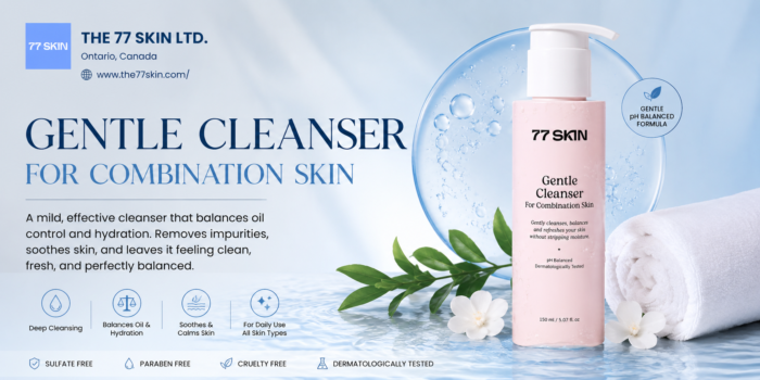 Gentle Cleanser for Combination Skin | THE 77 SKIN LTD