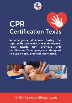 Get CPR Certification Texas with Expert Instructors