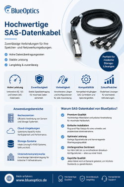 Zuverlässige SAS-Datenkabel für Unternehmen