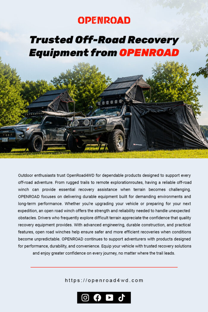 Trusted Off-Road Recovery Equipment from OPENROAD
