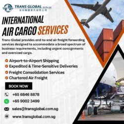 International Air Cargo Services That Keep Your Business Moving