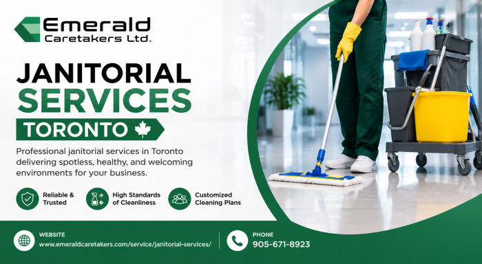 Reliable Janitorial Services Toronto for Clean, Safe Commercial Spaces