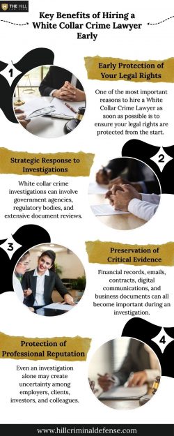 Key Benefits of Hiring a White Collar Crime Lawyer Early