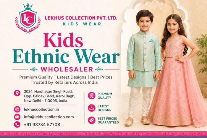 Kids Ethnic Wear Wholesaler New Delhi – Premium Ethnic Fashion for Kids by Lekhus Collection