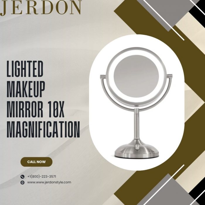 Lighted Makeup Mirror 10x Magnification