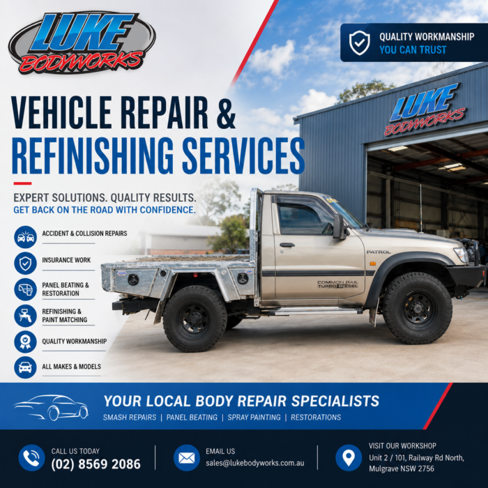 Luke Bodyworks Vehicle Repair & Refinishing Services