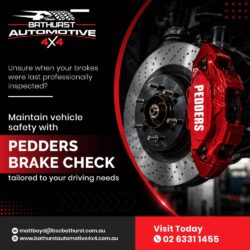 Maintain Vehicle Safety with Pedders Brake Checks – Bathurst Automotive 4×4