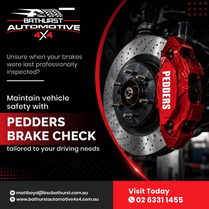 Maintain Vehicle Safety with Pedders Brake Checks – Bathurst Automotive 4×4