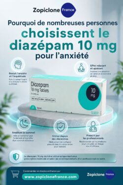 Pourquoi de nombreuses personnes choisissent le diazépam 10 mg pour l’anxiété
