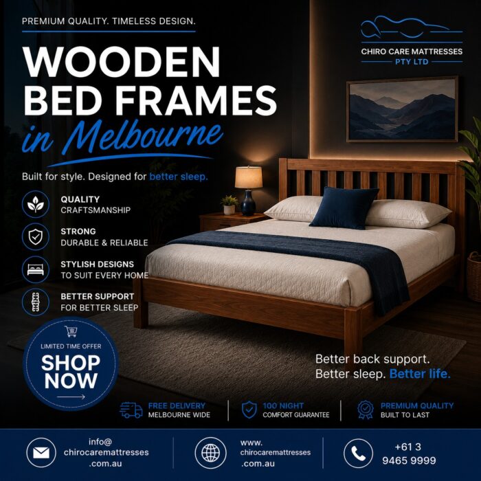 Premium Wooden Bed Frames in Melbourne | Stylish, Durable & Built to Last