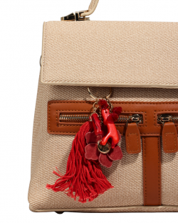Shop Red Tassel Charm for Handbag Online in India