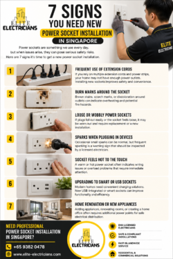 7 Signs You Need New Power Socket Installation in Singapore