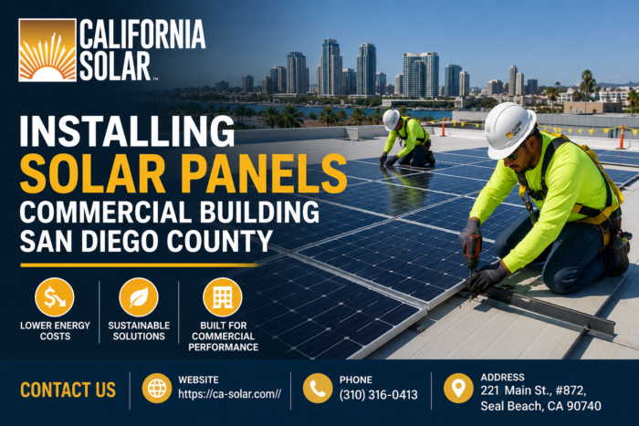 Installing Solar Panels Commercial Building for Cost Savings