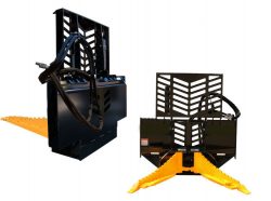 Skid Steer Tree Puller by Spartan Equipment for Efficient Land Clearing