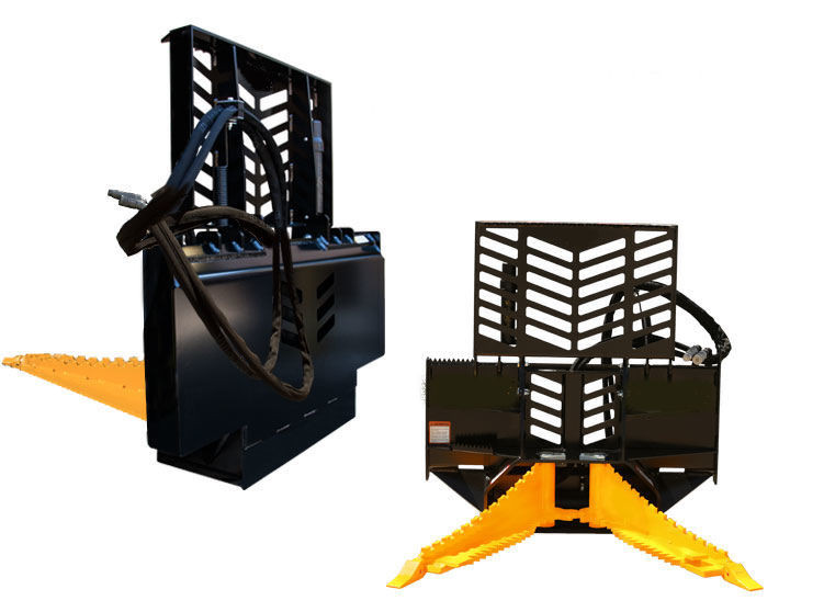 Skid Steer Tree Puller by Spartan Equipment for Efficient Land Clearing