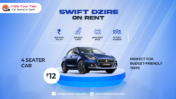 Affordable Swift Dzire on Rent for Comfortable & Hassle-Free Travel
