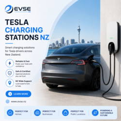 Tesla Charging Stations NZ – Smart EV Charging Solutions for Homes & Businesses