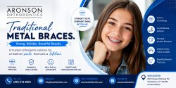 Traditional Metal Braces for a Healthier, Straighter Smile