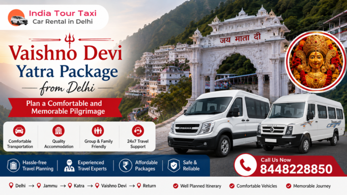 Comfortable & Hassle-Free Vaishno Devi Yatra Package from Delhi with Complete Travel Support