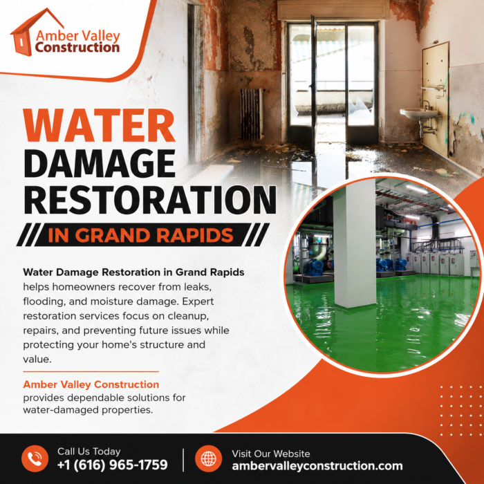 Restore Your Home Quickly with Water Damage Restoration in Grand Rapids