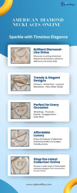 American Diamond Necklaces Online