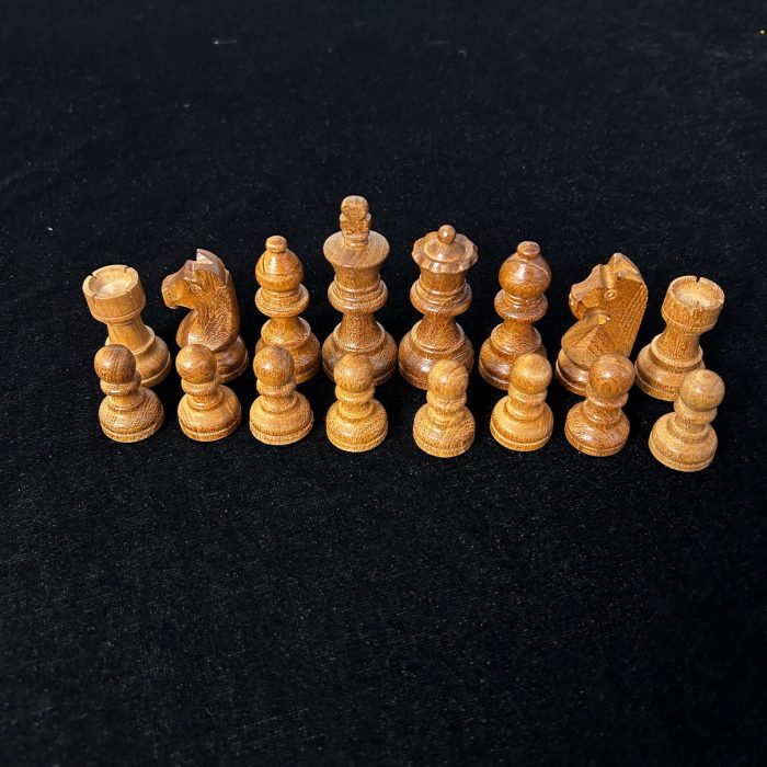 Premium Whole Wooden Chess Pieces for Chessnut Boards