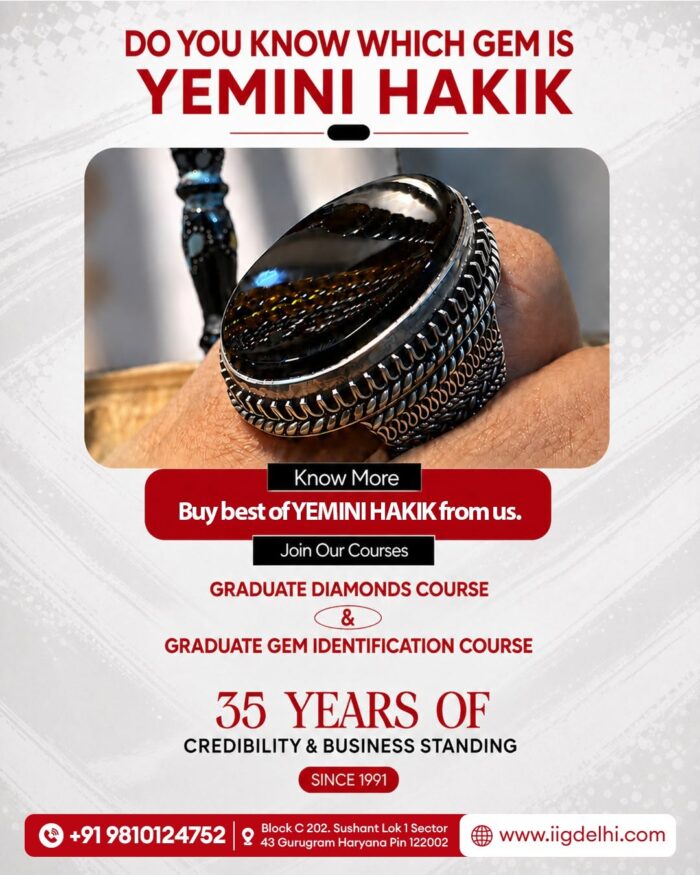 Yemini Hakik Stone Guide – Indian Institute of Gemology